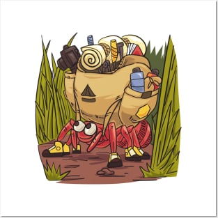 I Love Camping Crab Camping Cute Crab Animals Lover Posters and Art